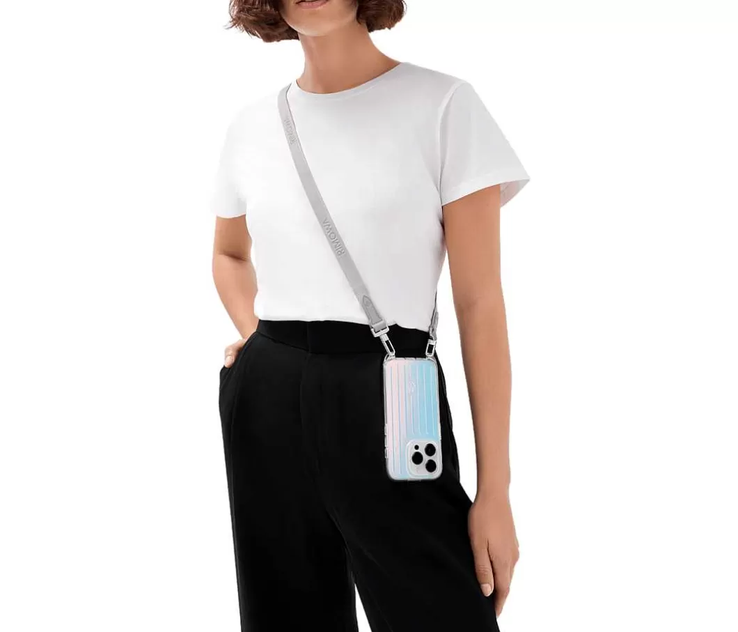 Technische Accessoires Polycarbonat Irisierende Hulle Fur Iphone 15 Pro Mit Riemen>RIMOWA Clearance